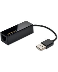 Syba SD-ADA24008 10/100 Mbps Ethernet Adapter for Desktop or Laptop USB 2.0 Interface