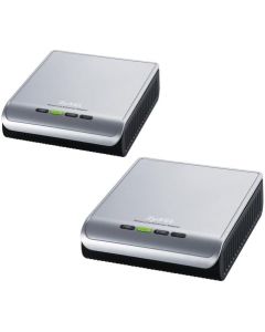 ZyXEL PL100KIT HomePlug Powerline 85 Mbps Ethernet Adapter (Starter Kit - 2 Units)