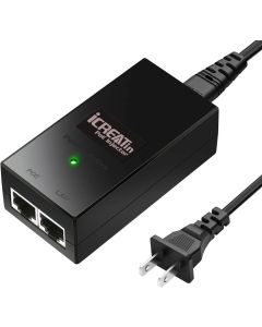 Gigabit POE Injector Adapter, IEEE 802.3af Compliant, 10/100/1000Mbps RJ45, up to 328 ft, Compatible with TL-POE150S, TPE-113GI