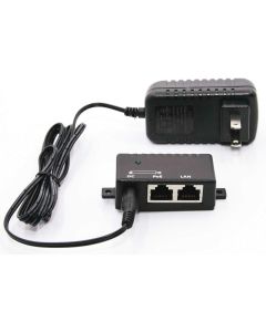 PoE Texas POE-1-48v15w | Single Port PoE Injector for Power Over Ethernet with 15 Watts of Power at 48 Volts for 802.3af Devices | Passive Always On Power (10/100 Mbps)