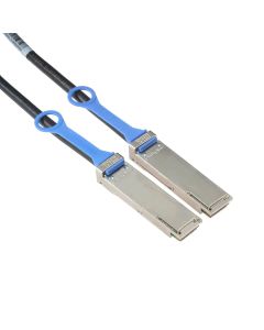Amphenol SF-QSFPPEXPAS-001 QSFP+ 40-Gigabit Ethernet Cable, 40 GbE, QDR InfiniBand, Passive Copper, 1 m, 3.3', Black