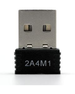 GenBasic WiFi 4 USB Nano Wireless Network Dongle Adapter for Linux (Black)