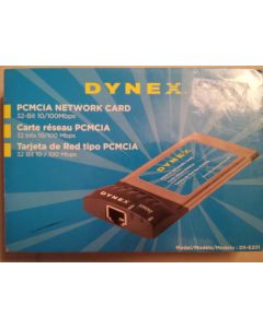 Dynex DX-E201 - Network adapter - CardBus - Ethernet, Fast Ethernet - 10Base-T, 100Base-TX